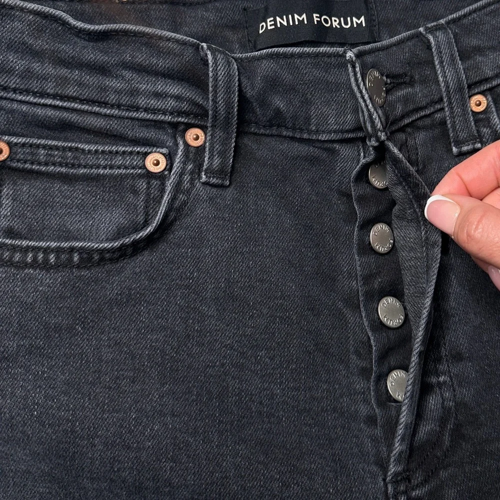 Denim Forum Arlo High Rise Straight 28L - Picture 5 of 11